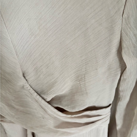 Bohemian Occasion Dress from ASOS in Taupe with Long Sleeves in size 6 - Picture 11 of 13